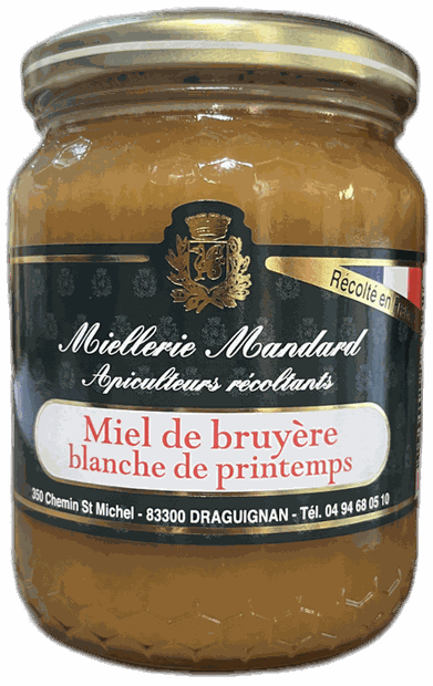Miel de Bruyère blanche de la Miellerie Mandard
