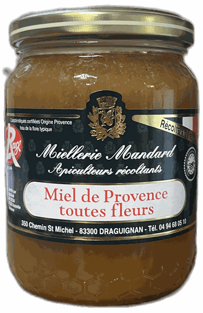 Miel toutes fleurs de Provence de la Miellerie Mandard