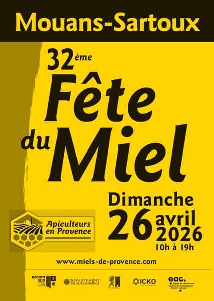 32e Fête du Miel de Mouans-Sartoux, dimanche 26 avril 2026